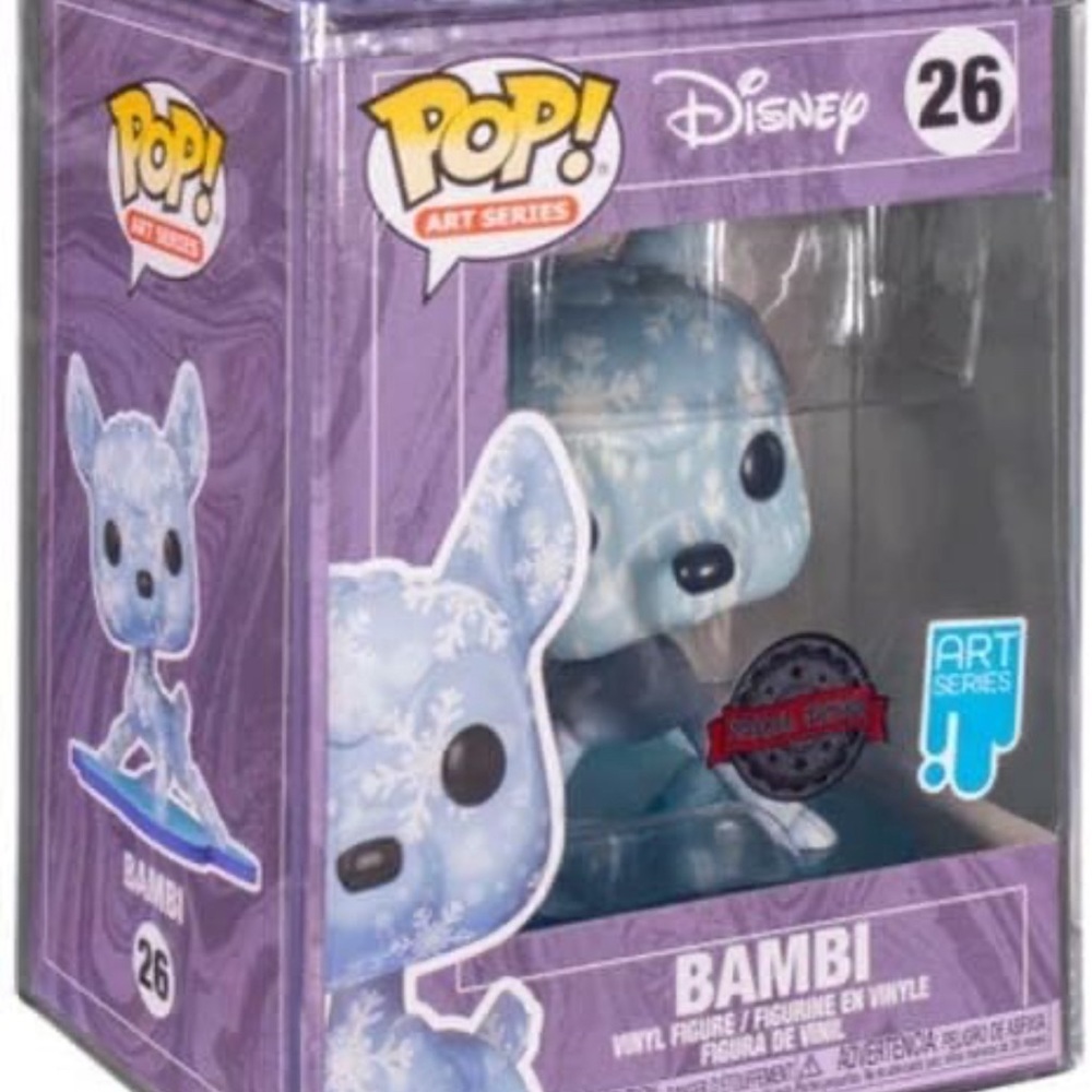 Funko Pop! Artist Series: Disney Treasures from The Vault - Bambi, #26 RARE - Picture 2 of 3